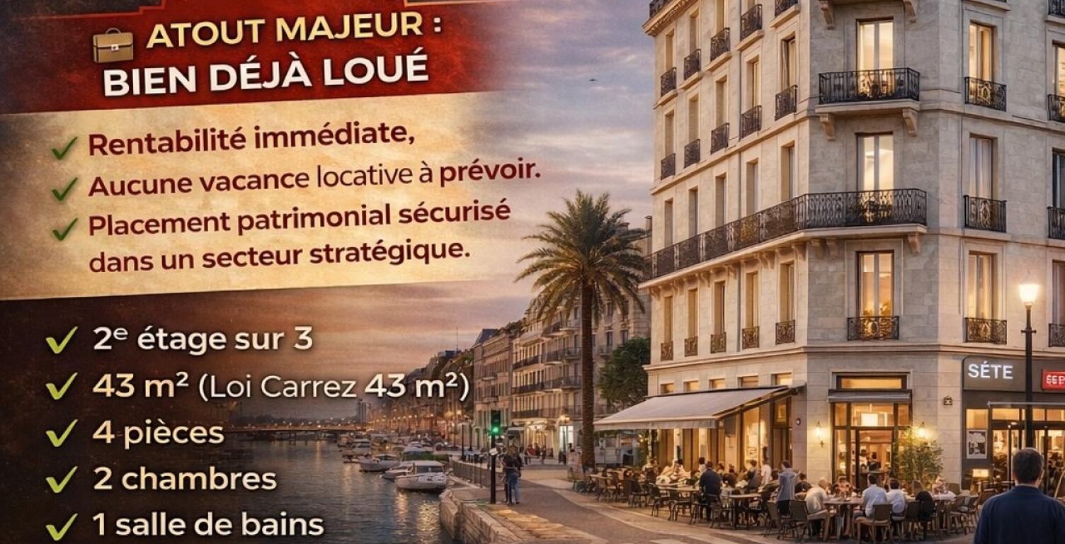 INVESTISSEMENT PREMIUM  EMPLACEMENT N°1 À Sète — photo 1