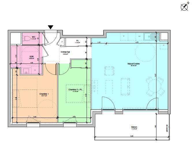 Vente Appartement 3 pièces - Photo 2