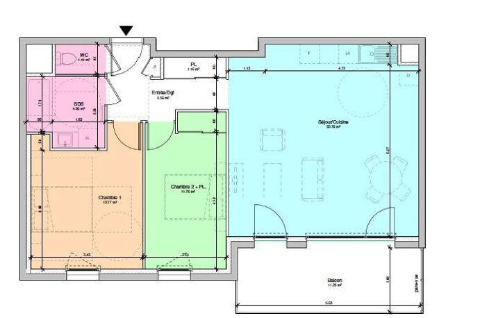 Vente Appartement 3 pièces — photo 2