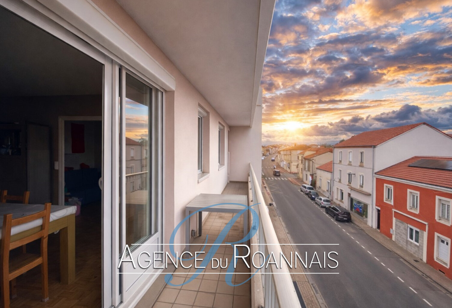 Appartement T4 à vendre à ROANNE avec Balcon et garage — photo 1
