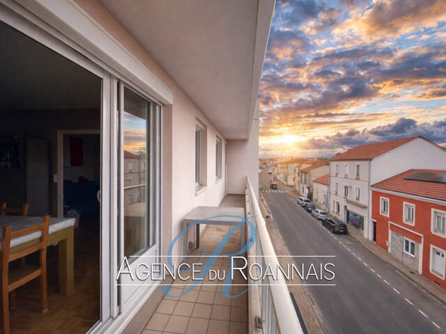 Appartement T4 à vendre à ROANNE avec Balcon et garage — photo du bien