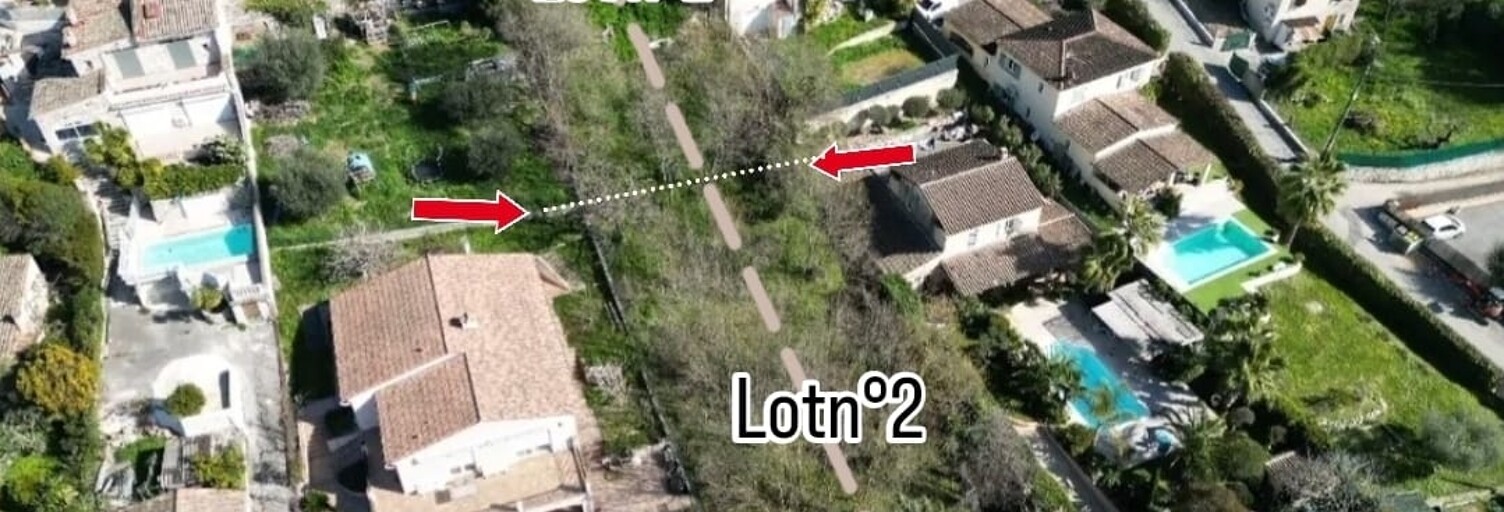 Terrain  558 m² à vendre à La Colle-sur-Loup (06480)