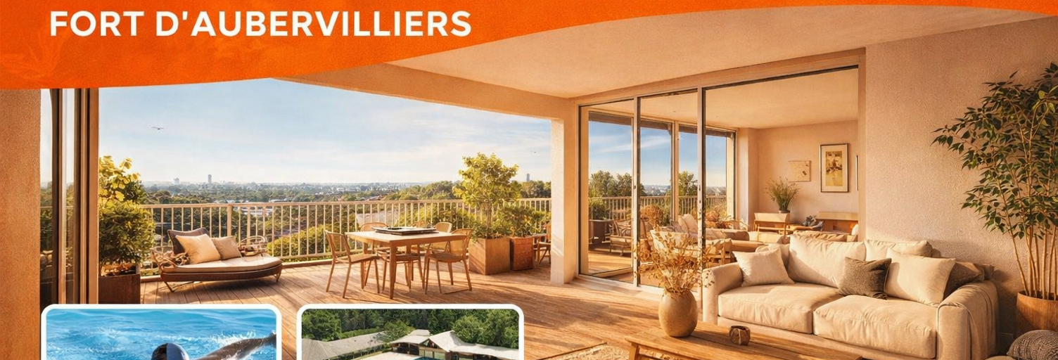 Appartement 2 Pièces 65 m² à vendre à Aubervilliers (93300)