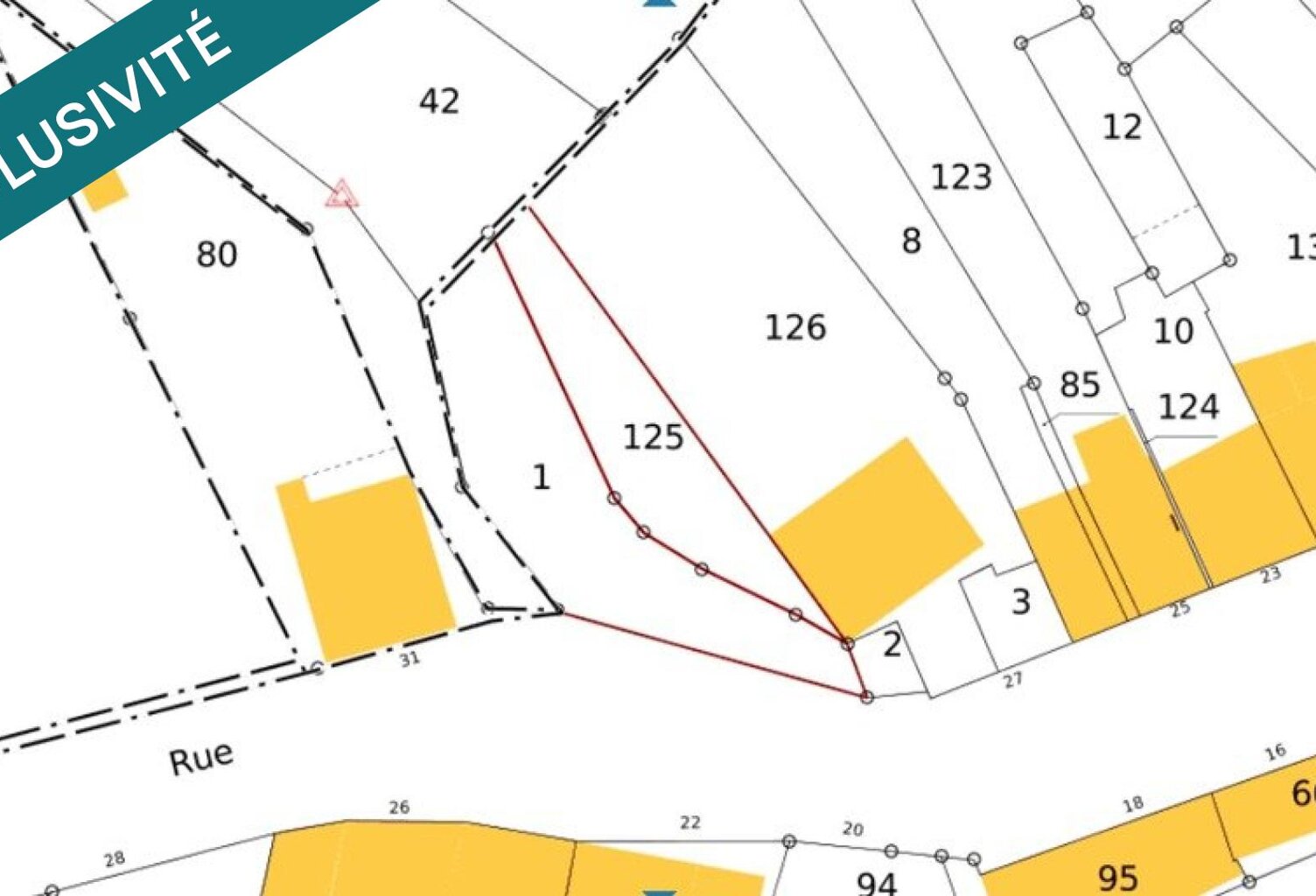 Terrain constructible de 640 m² — photo 1