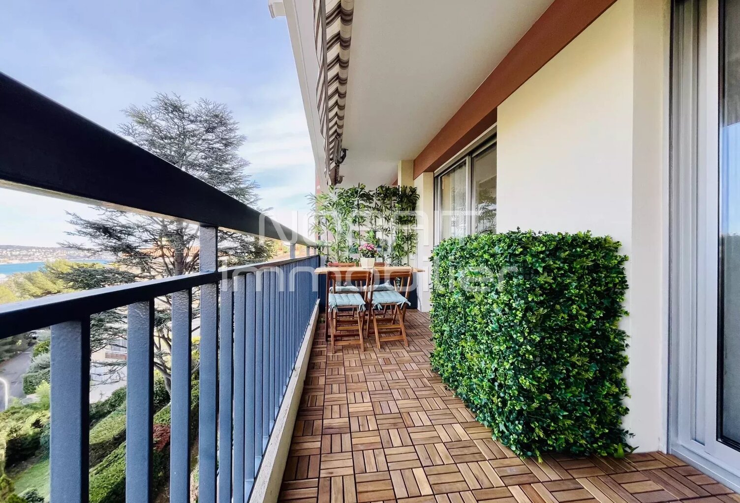 NICE/FABRON :  SUPERBE 3 PIECES - TERRASSE - BALCON — photo 1