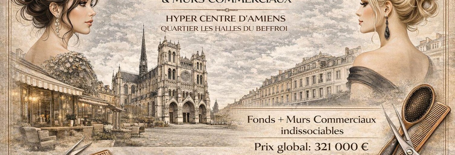 Commerce  35 m² à vendre à Amiens (80000)