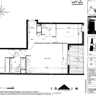 Appartement 3 pièces 303688 €