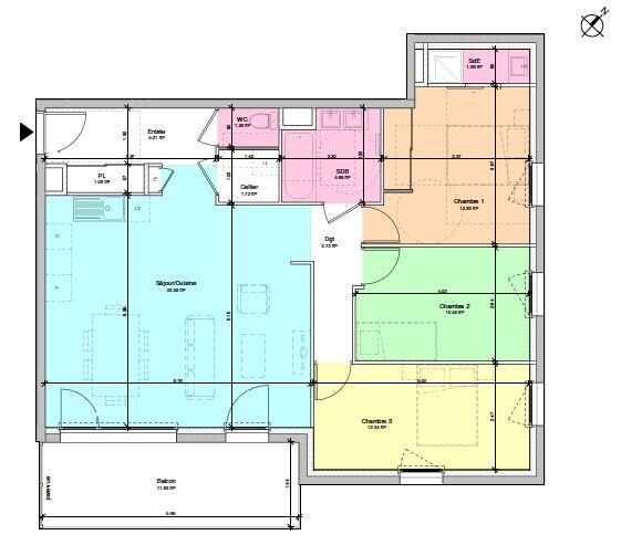 Vente Appartement 4 pièces - Photo 2
