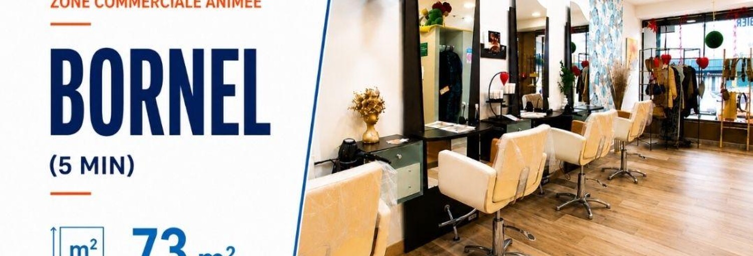 Commerce  73 m² à vendre à Bornel (60540)