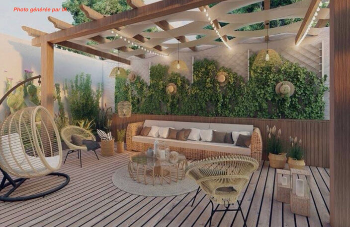 MAGNIFIQUE T3 REZ DE JARDIN 460 M2 / COEUR SAINTE ANNE 8ÈME — photo 2