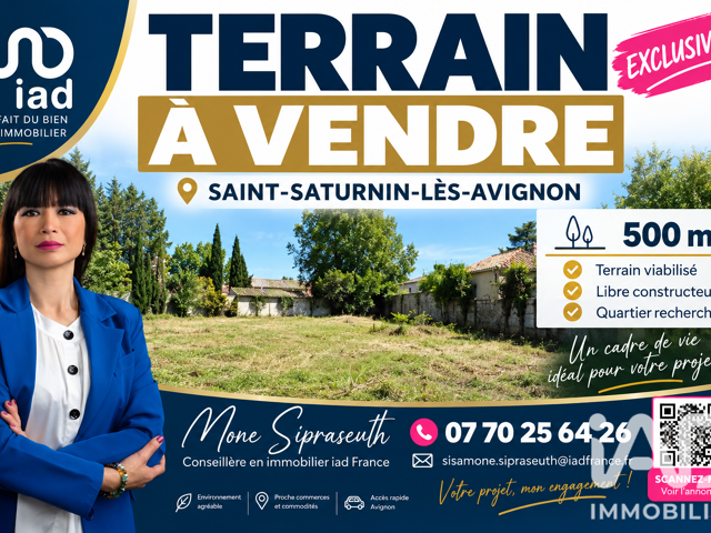 Vente Terrain à bâtir 500 m&sup2; — photo du bien
