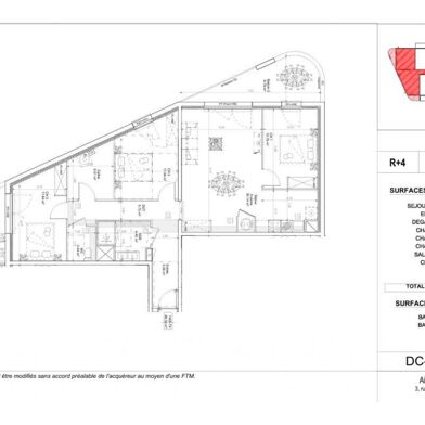 Appartement 4 pièces 1648 €