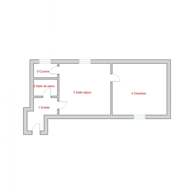 Appartement 2 pièces 102000 €