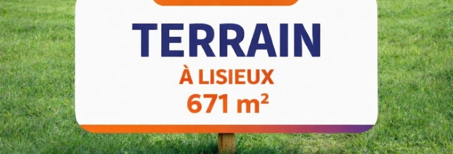 Terrain  671 m² à vendre à Lisieux (14100)