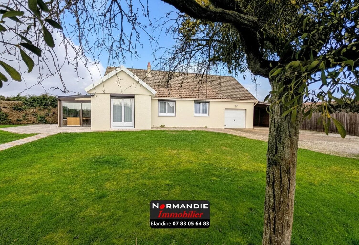 Maison de plein pied - 84M2 - Secteur TOUFFREVILLE LA CABLE — photo 1