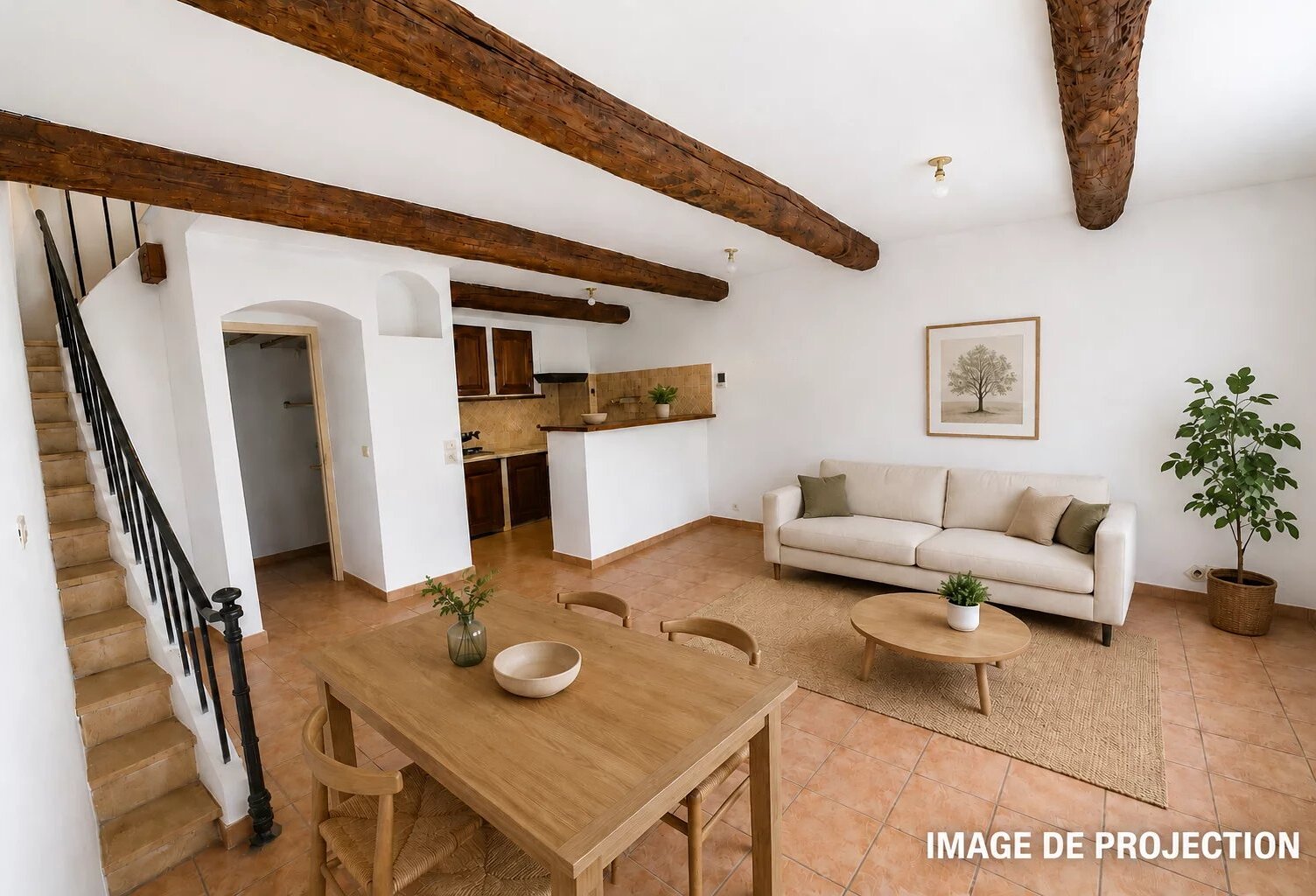 GONFARON – Maison de village lumineuse avec combles aménageables et climatisation — photo 1