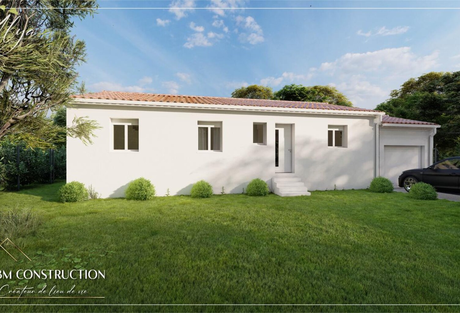 Villa plain pied 90m² 3 chambre dont suite parentale — photo 1