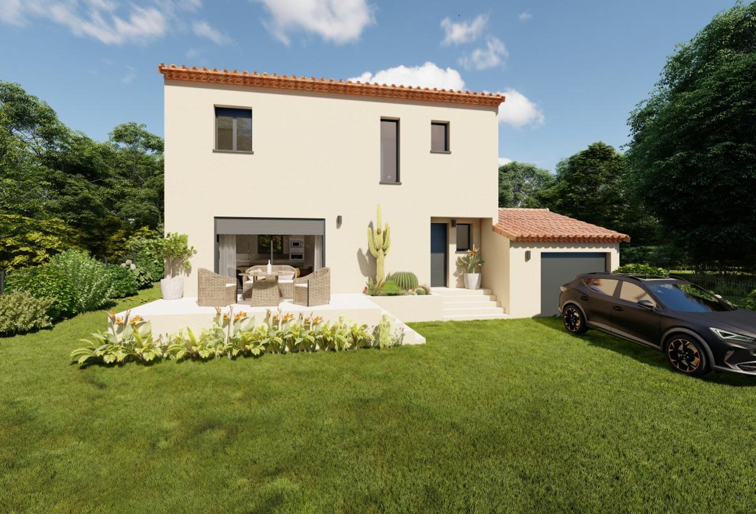 Villa 93m² 3 chambres avec garage — photo 1