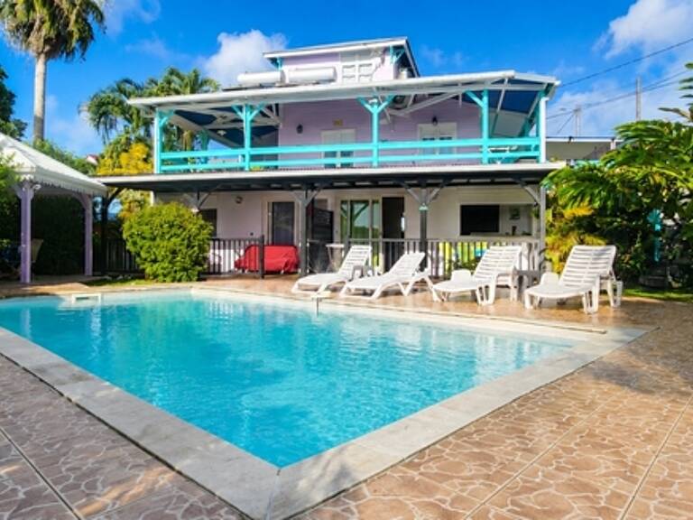 SUR LES HAUTEURS DE STE LUCE-UNE RESIDENCE DE 5 APPARTEMENTS- PISCINE- VUE MER DES CARAIBES — photo 1