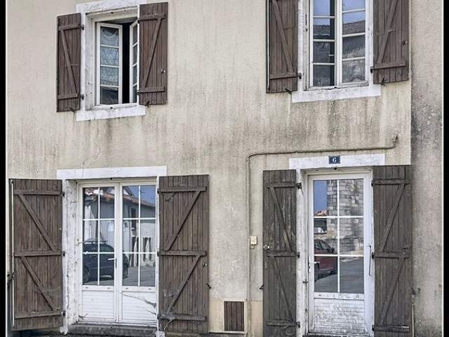 Maison à vendre 3 pièces ALLONNE (79) -  Parcelle 55 m2 - 2 ch - 72 m² habitable — photo du bien