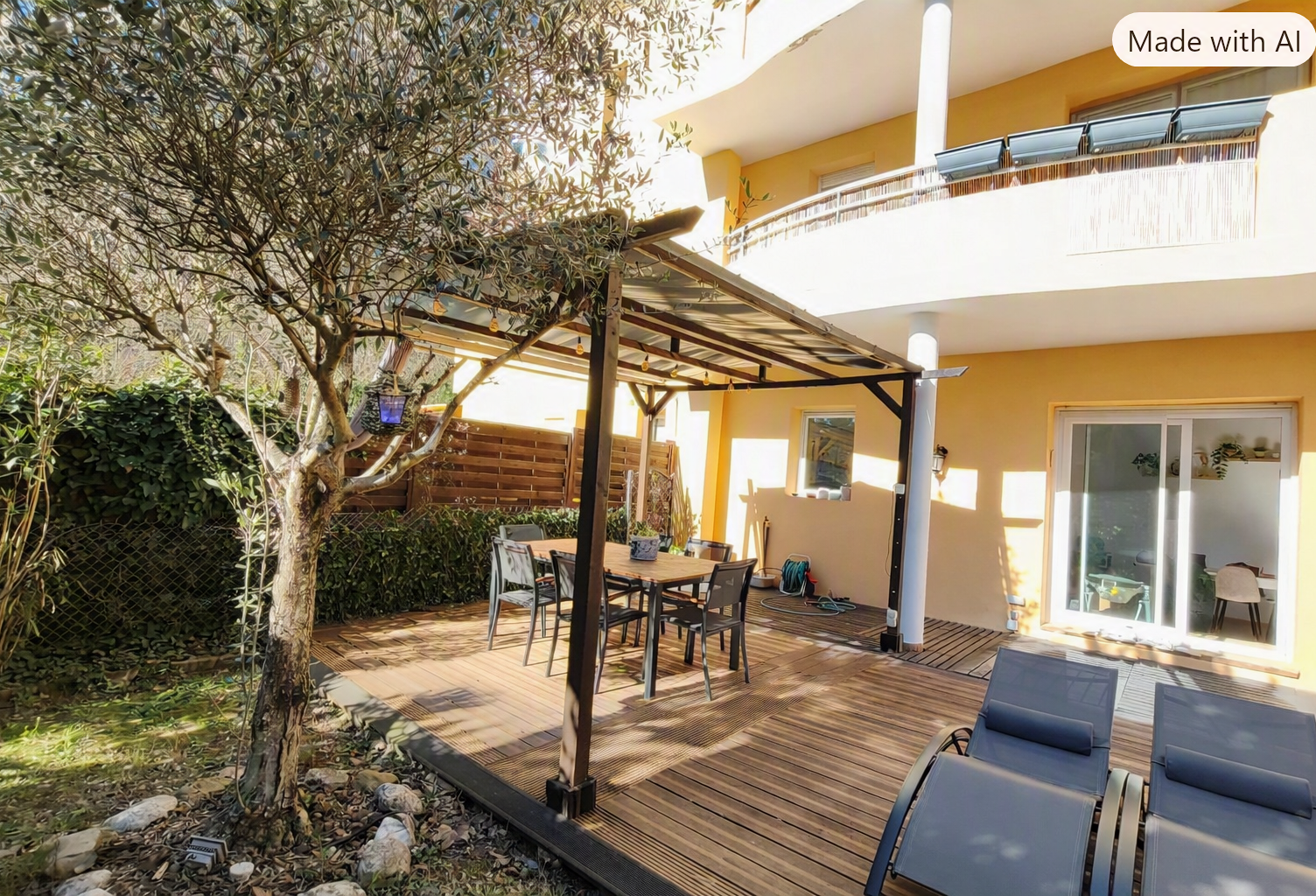 LA GRAVE DE PEILLE   3 PIÈCES 70 M2 AVEC JARDIN DE 400 M2 — photo 1