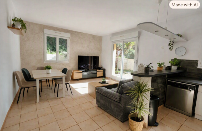 LA GRAVE DE PEILLE   3 PIÈCES 70 M2 AVEC JARDIN DE 400 M2 — photo 2