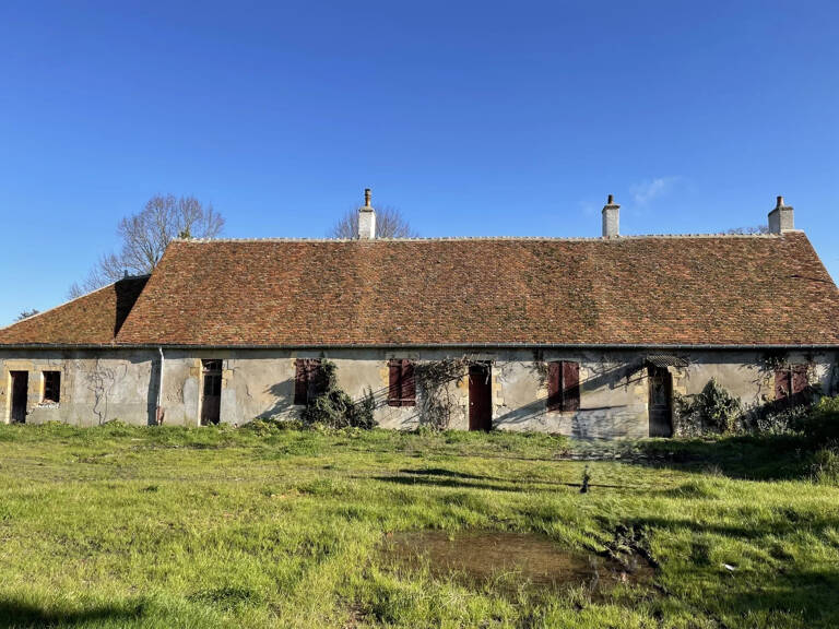 Paisible Ferme vue Canal latéral à la Loire — photo 1