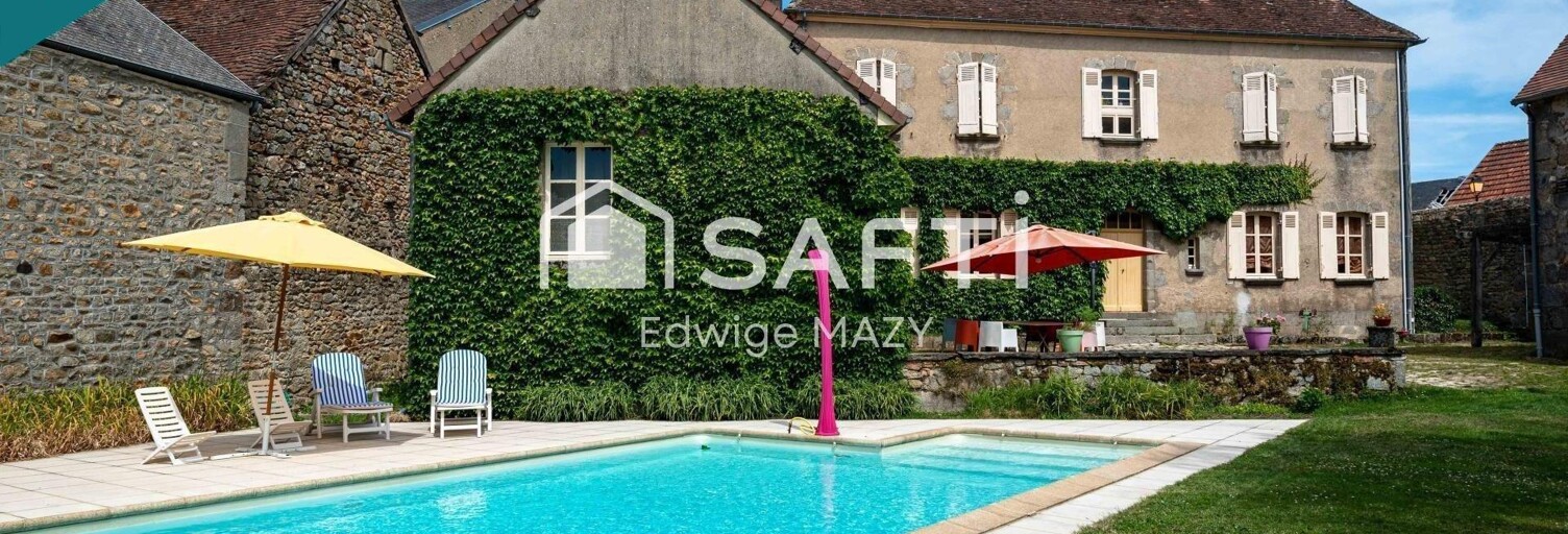 Maison 8 Pièces 244 m² à vendre à Mainsat (23700)