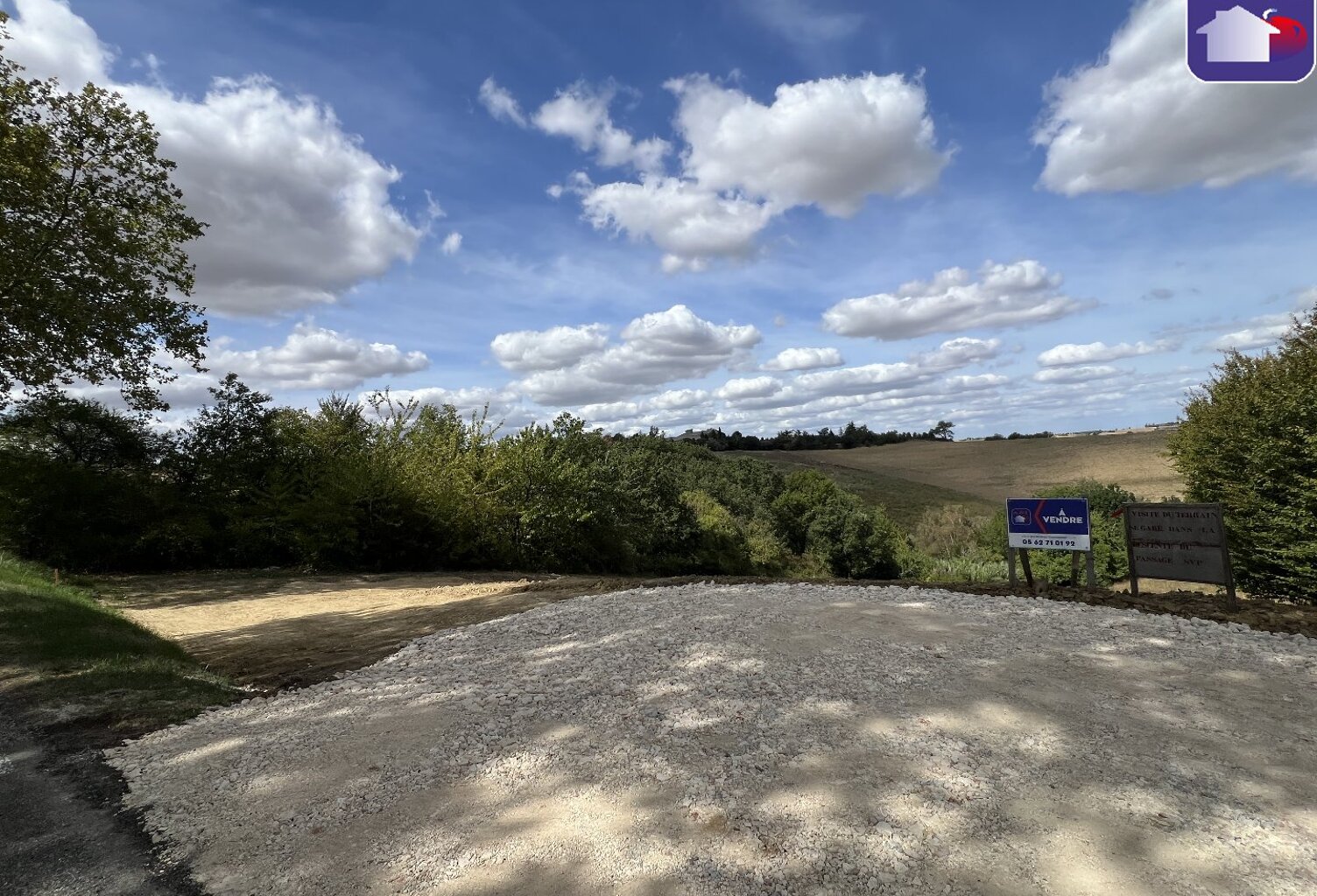 Vente terrain  2364 m² Nailloux (31560) — photo 1