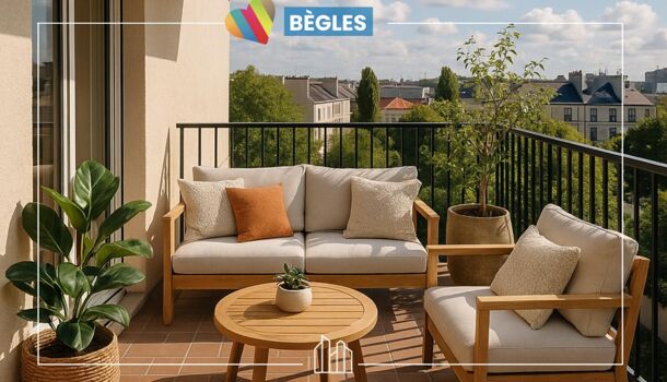 Appartement 2 pièces  à vendre Bègles 33130