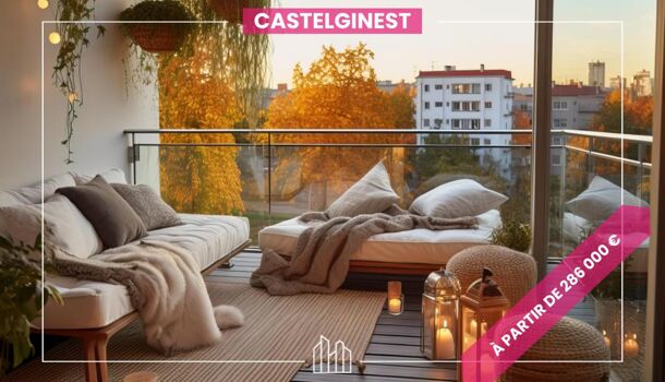 Appartement 3 pièces  à vendre Castelginest 31780