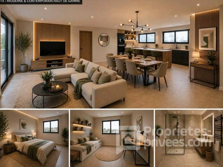 Appartement d'une superficie de 89 m² (modulable) — photo 1