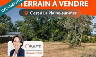 Terrain  1400 m² à vendre à La Plaine-sur-Mer (44770)