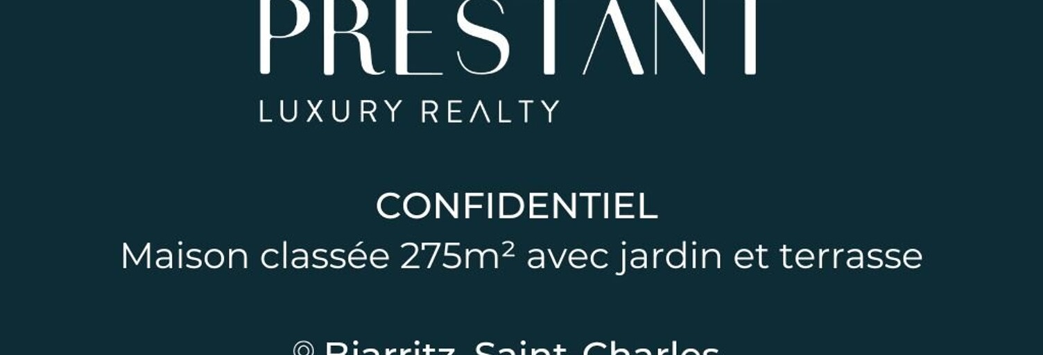 Maison 7 Pièces 275 m² à vendre à Biarritz (64200)