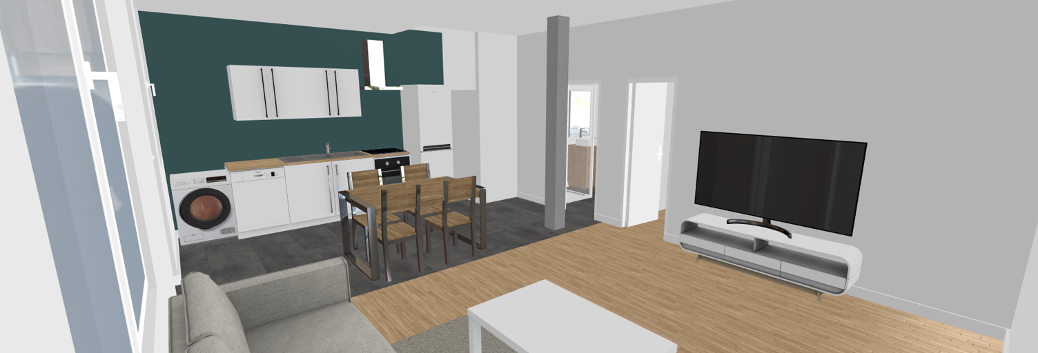 Appartement 2 Pièces 49 m² à louer à Villefranche-sur-Cher (41200)