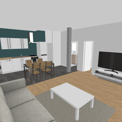 Appartement 2 pièces 500 €