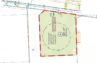 Vente Terrain à bâtir 381 m&sup2; — photo du bien