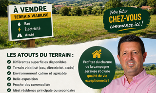 Terrain  900 m² à vendre à Encausse (32430)
