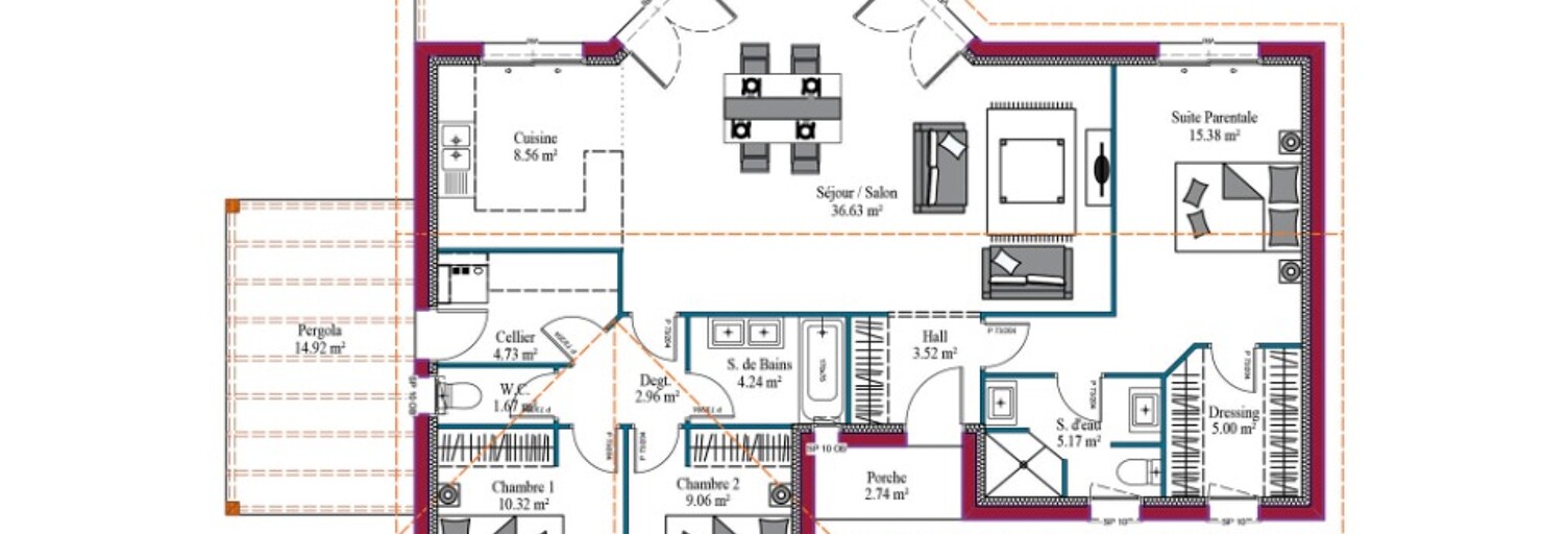 Maison 5 Pièces 107 m² à vendre à Madirac (33670)