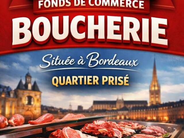 A Bordeaux - Fonds de commerce boucherie / charcuterie — photo du bien