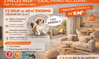 Appartement 1 Pièce 48 m² à vendre à Aubervilliers (93300)