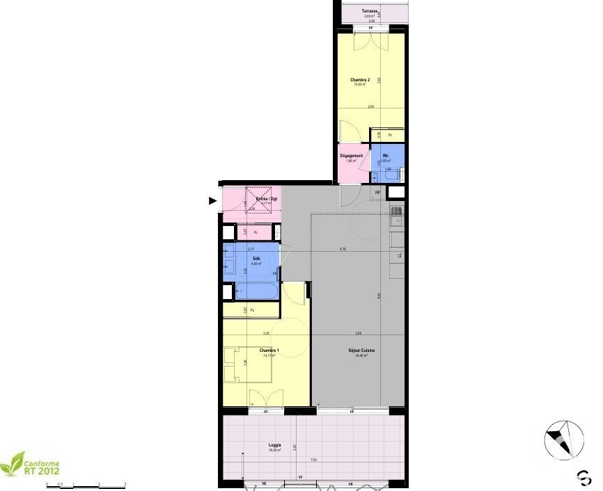 Vente Appartement 3 pièces - Photo 5