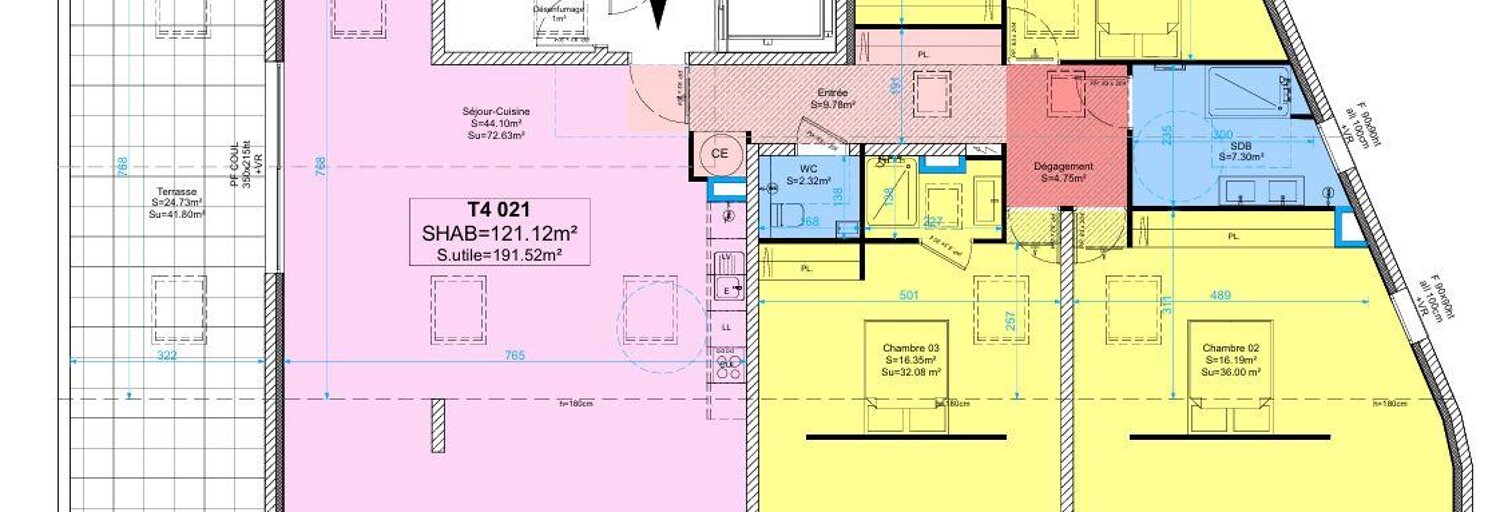 Appartement 4 Pièces 121 m² à vendre à Saint-Raphaël (83700)