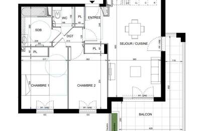 Vente Appartement 3 pièces — photo du bien