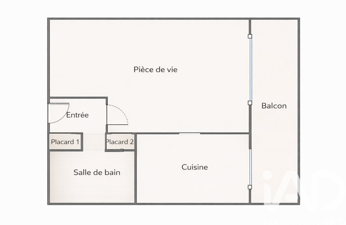 Vente Studio 1 pièce — photo 3