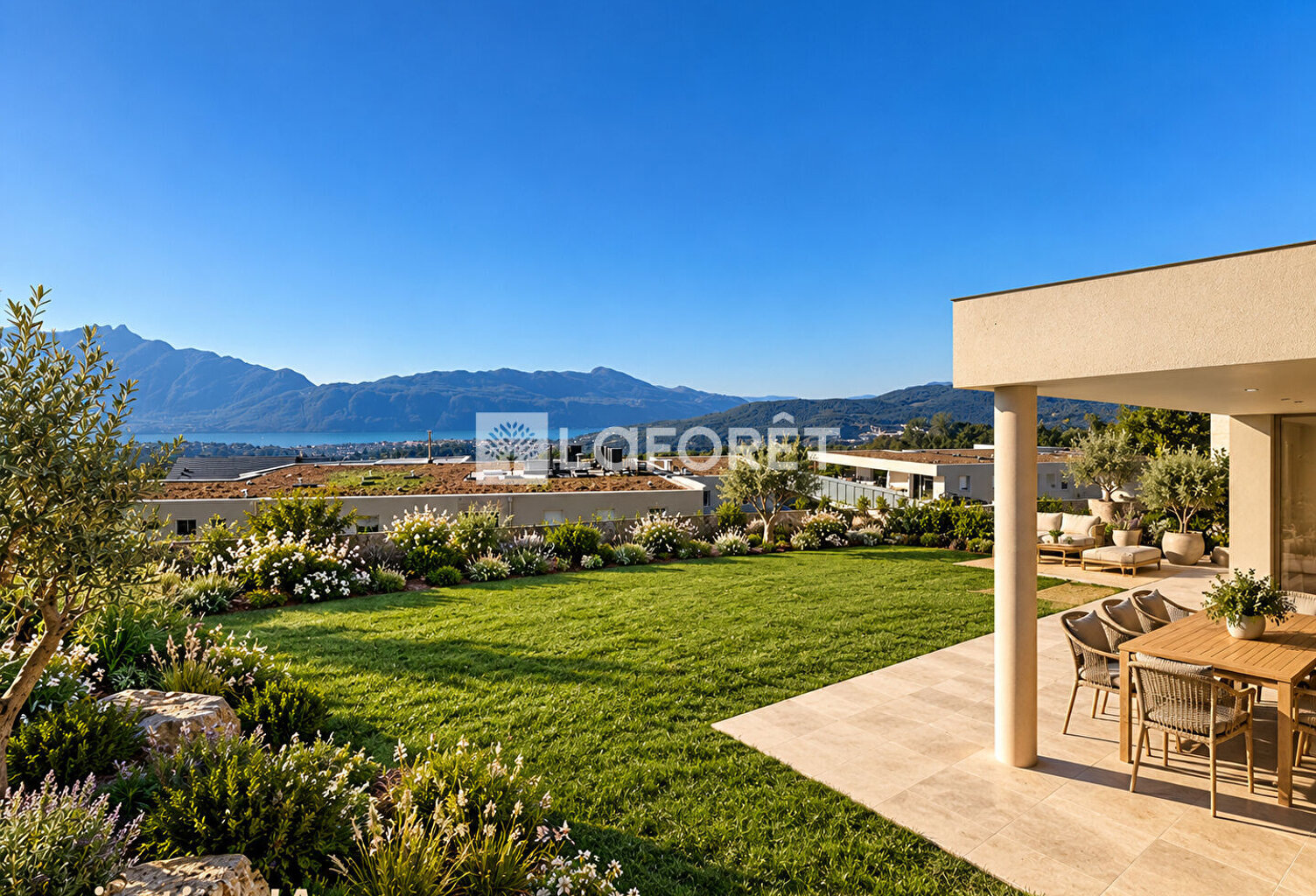 VILLA NEUVE AVEC VUE LAC & MONTAGNES — photo 1