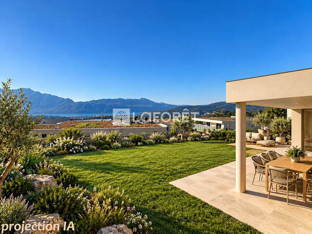 VILLA NEUVE AVEC VUE LAC & MONTAGNES — photo du bien
