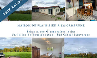 Maison 6 Pièces 133 m² à vendre à Saint-Julien-de-Toursac (15600)