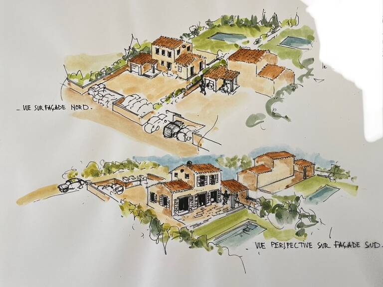 Dpt Bouches du Rhône (13), à vendre FONTVIEILLE terrain 750m2 — photo 1