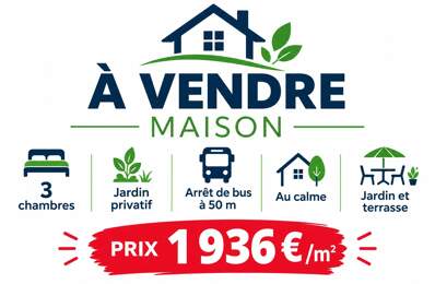 A 15 mn de Villefranche - TAPONAS (69220) 3 mn de Belleville - Maison de 110 m² avec Jardin privatif et 2 Parkings .Arrêt bus à 50 m — photo du bien